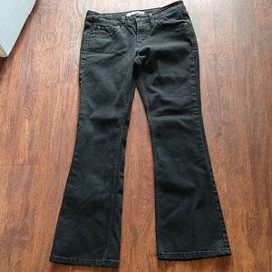 Levi's 518 Black Superlow 27x30 Like New